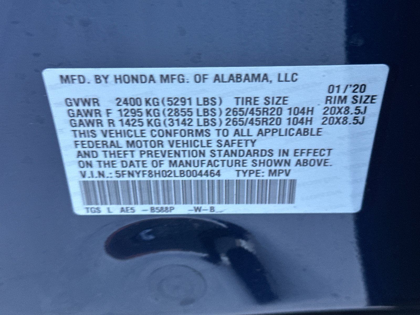 Used 2020 Honda Passport Elite image 27