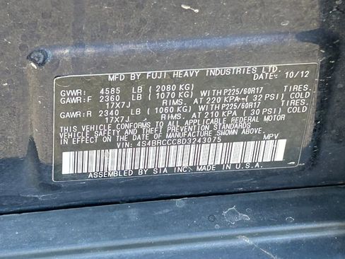 Used 2013 Subaru Outback 2.5i Premium w/ Popular Pkg 1B image 35