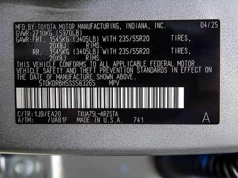 Used 2025 Toyota Highlander XSE AWD/4WD image 31