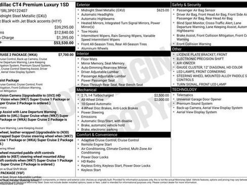 Used 2023 Cadillac CT4 Premium Luxury w/ Super Cruise 2 Package image 34