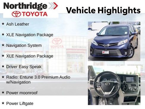 Used 2018 Toyota Sienna XLE w/ XLE Navigation Package FWD image 2
