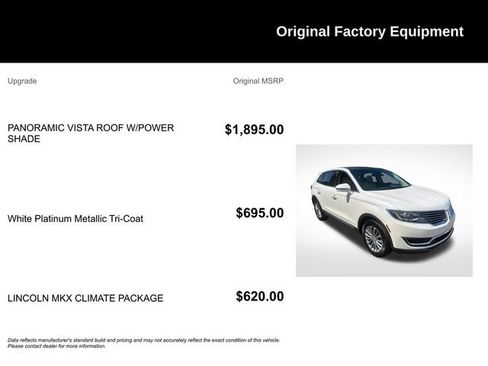 Used 2017 Lincoln MKX Select w/ Lincoln MKX Climate Package AWD/4WD image 9