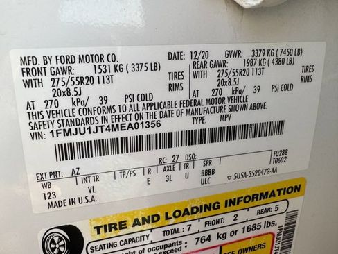 Used 2021 Ford Expedition XLT AWD/4WD image 34