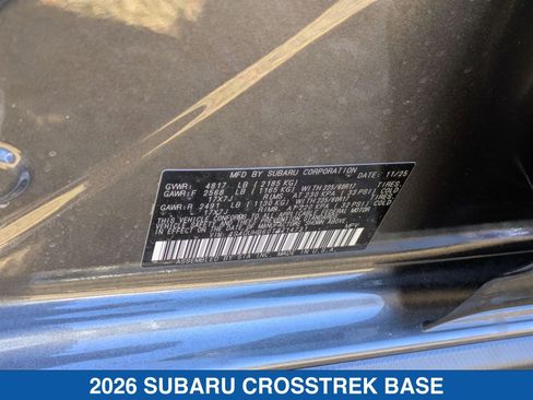 Certified 2026 Subaru Crosstrek 2.5i image 28