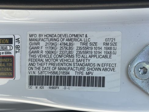 Used 2021 Acura RDX FWD w/ Technology Package image 35