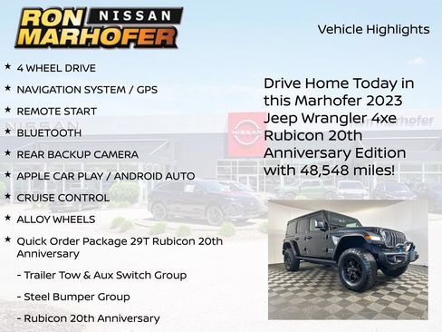 Used 2023 Jeep Wrangler Unlimited Rubicon 4xe AWD/4WD image 15