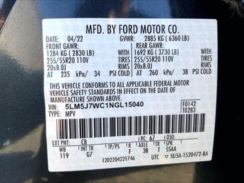 Used 2022 Lincoln Aviator Reserve w/ Equipment Group 201A image 34