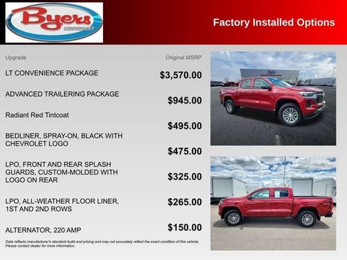 Used 2026 Chevrolet Colorado LT w/ LT Convenience Package AWD/4WD image 10