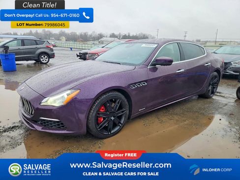 Used 2017 Maserati Quattroporte S GranLusso Q4 AWD/4WD image 1