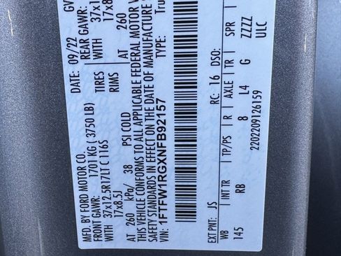 Used 2022 Ford F150 Raptor w/ Raptor 37 Performance Package image 50