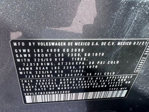 Used 2022 Volkswagen Taos SE AWD/4WD image 47