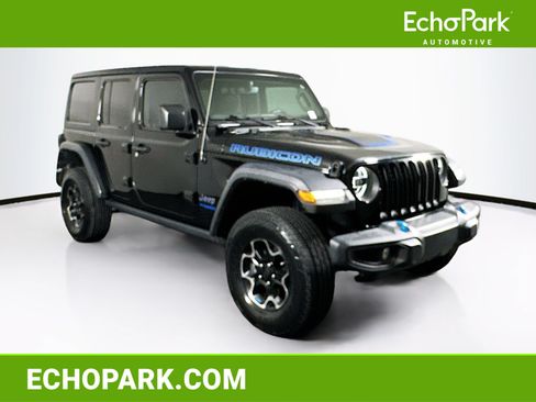 Used 2022 Jeep Wrangler Unlimited Rubicon 4xe AWD/4WD image 1