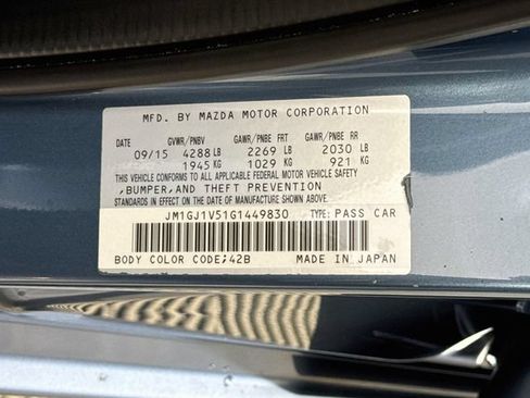 Used 2016 MAZDA MAZDA6 Touring FWD image 29