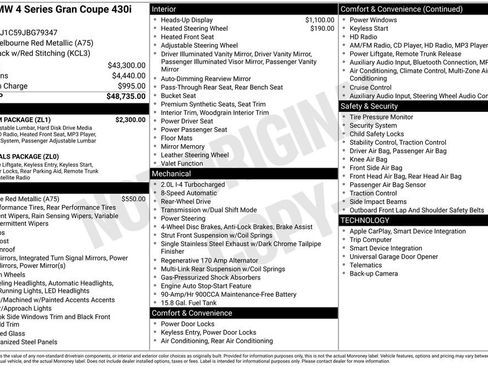 Used 2018 BMW 430i Gran Coupe w/ Premium Package image 55