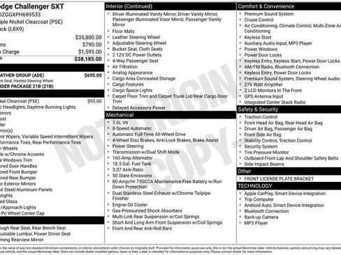 Certified 2023 Dodge Challenger SXT w/ Cold Weather Group AWD/4WD image 5