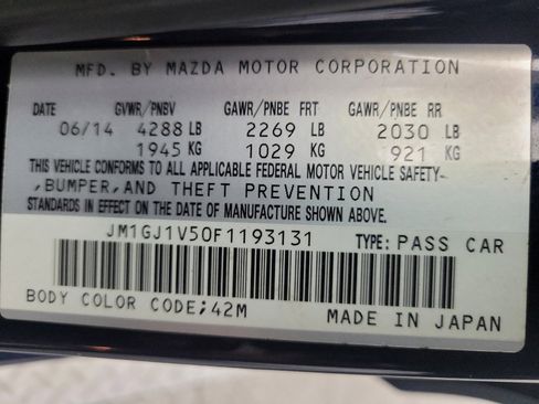 Used 2015 MAZDA MAZDA6 Touring image 33