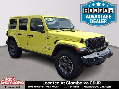Certified 2023 Jeep Wrangler Unlimited Sahara w/ LED Lighting Group
