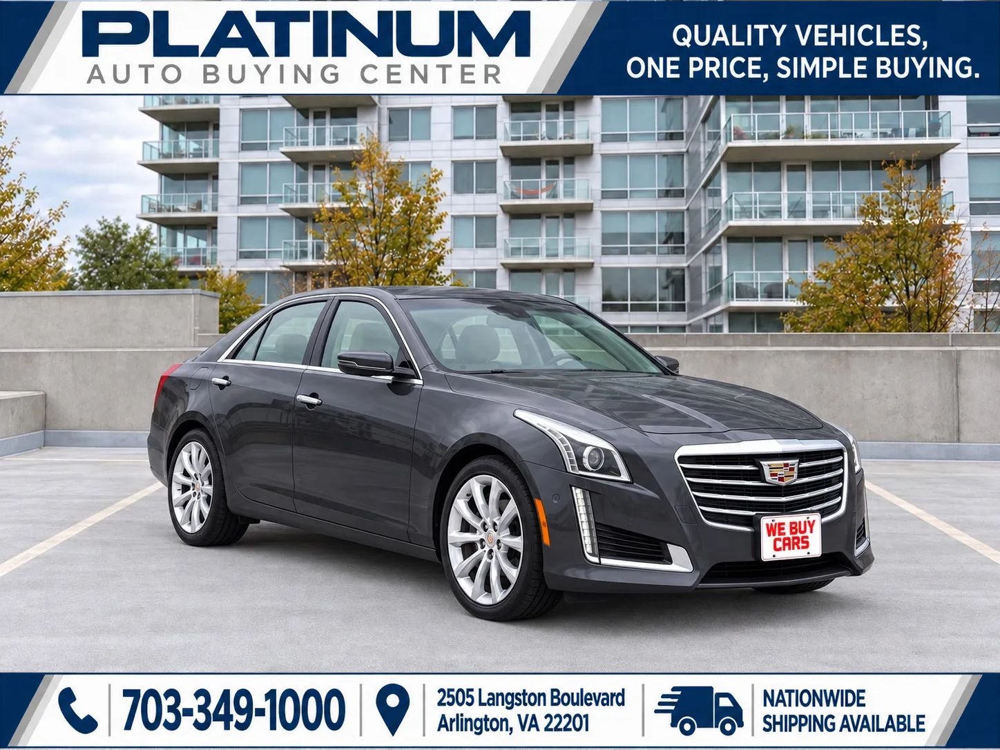 Used 2017 Cadillac CTS Premium Luxury w/ Technology Package AWD/4WD image 1