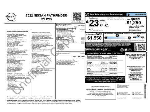 Certified 2022 Nissan Pathfinder SV w/ SV Premium Package image 17