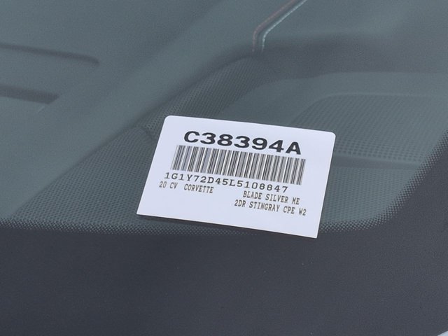 Used 2020 Chevrolet Corvette Stingray Preferred Cpe w/ 2LT Preferred Equipment Group RWD image 18