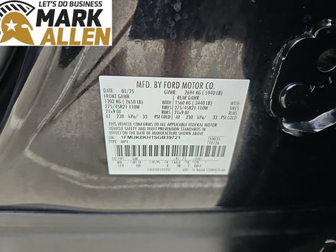Used 2025 Ford Explorer ST-Line w/ ST-Line Street Pack AWD/4WD image 33