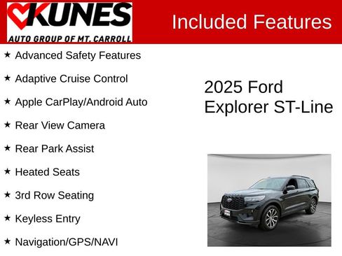 Used 2025 Ford Explorer ST-Line AWD/4WD image 3