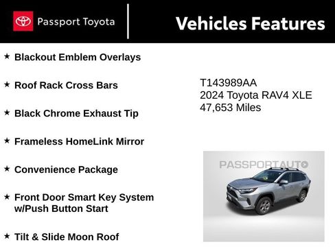 Used 2024 Toyota RAV4 XLE w/ Convenience Package AWD/4WD image 11