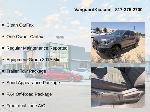 Used 2022 Ford Ranger XLT w/ Equipment Group 301A Mid AWD/4WD image 6