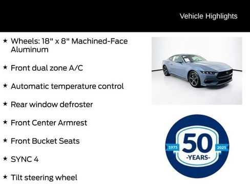 Certified 2025 Ford Mustang Coupe RWD image 11