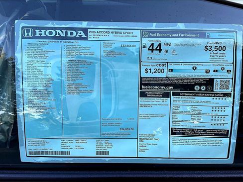 New 2025 Honda Accord Sport image 17