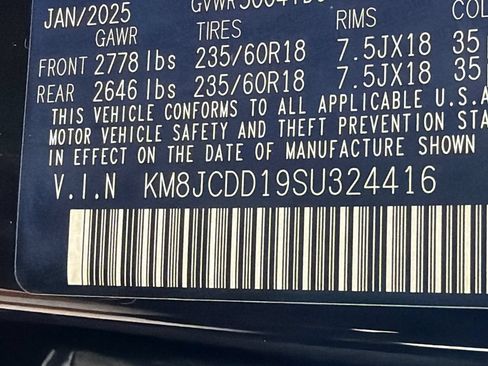 Certified 2025 Hyundai Tucson SEL AWD/4WD image 33