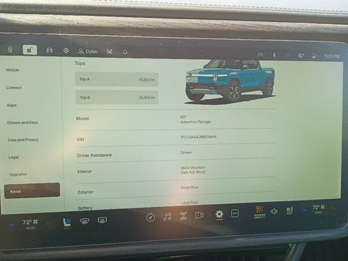 Used 2022 Rivian R1T Adventure AWD/4WD image 7