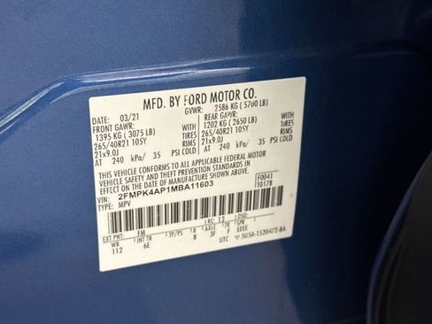 Used 2021 Ford Edge ST w/ Equipment Group 401A image 33