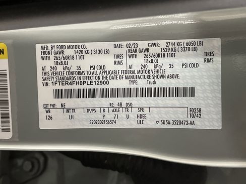 Used 2023 Ford Ranger XLT w/ Equipment Group 301A Mid image 28