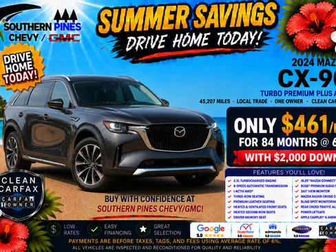 Used 2024 MAZDA CX-90 3.3 Turbo w/ Premium Plus Pkg AWD/4WD image 5