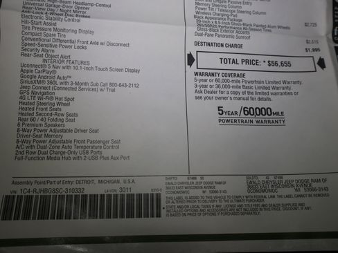 Used 2025 Jeep Grand Cherokee Limited w/ Luxury Tech Group II image 44