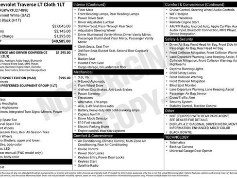 Used 2023 Chevrolet Traverse LT image 18