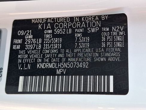 Used 2022 Kia Sorento SX Prestige w/ Panoramic Sunroof Package AWD/4WD image 29