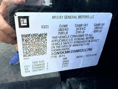 Used 2021 Chevrolet Tahoe LS w/ Driver Alert Package AWD/4WD image 43