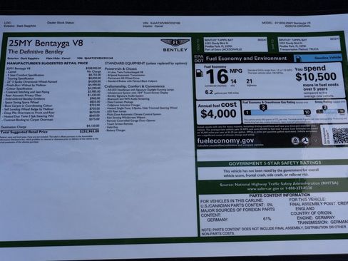 New 2025 Bentley Bentayga image 22