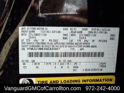 Used 2025 Ford Expedition Platinum w/ Stealth Appearance Package image 36