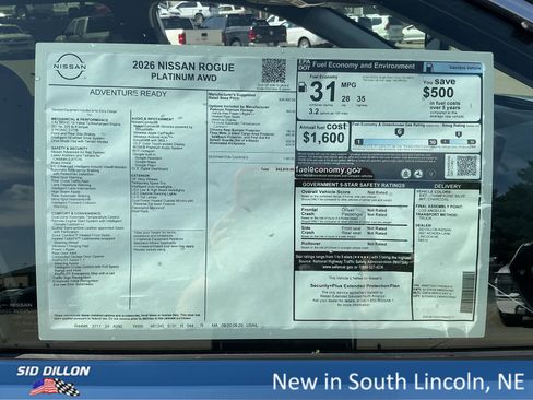 New 2026 Nissan Rogue Platinum w/ Platinum Premium Package image 13