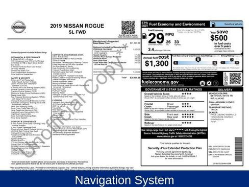Used 2019 Nissan Rogue SL w/ Premium Package image 5