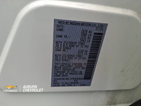 Used 2024 Nissan Pathfinder SV AWD/4WD image 24