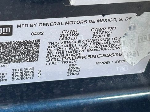 Used 2022 Chevrolet Silverado 1500 Custom RWD image 46