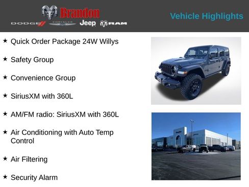 New 2026 Jeep Wrangler Unlimited Sport AWD/4WD image 2