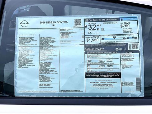 New 2026 Nissan Sentra SL image 19