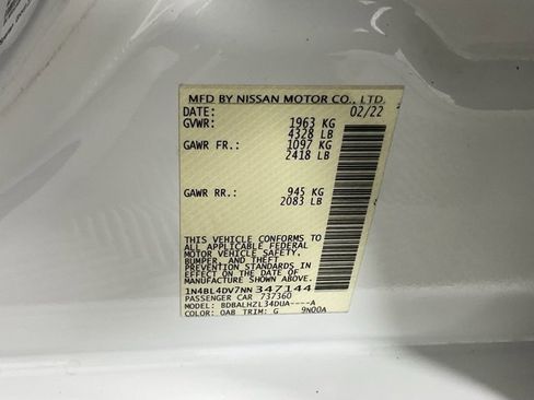 Used 2022 Nissan Altima 2.5 SV image 24