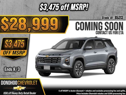 New 2027 Chevrolet Equinox LT FWD image 1