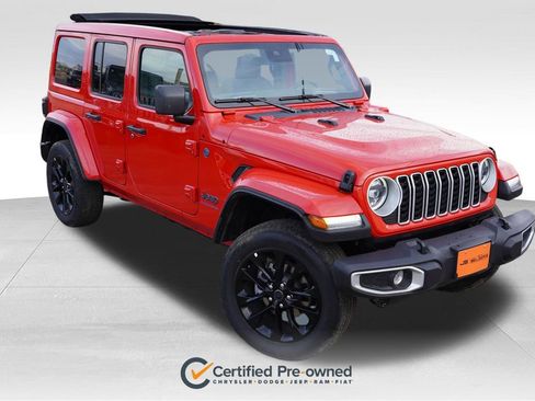 Certified 2025 Jeep Wrangler Unlimited Sahara w/ Safety Group image 1